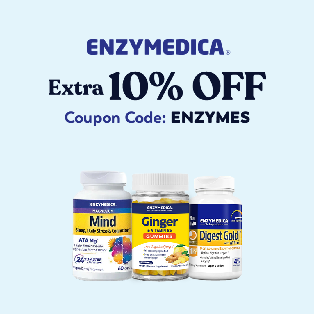 Extra 10% OFF Select Enzymedica