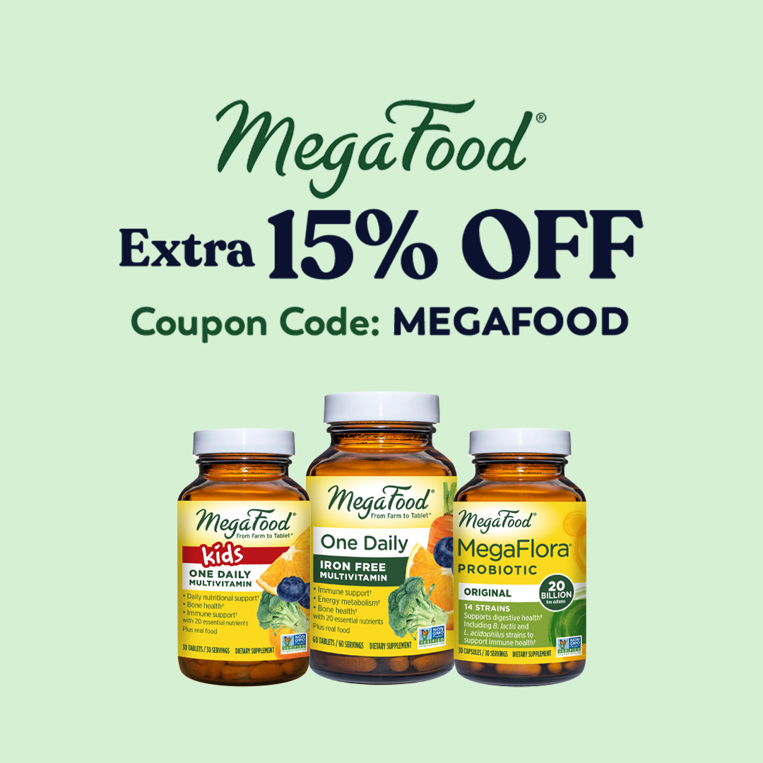 Extra 15% OFF Select Megafood