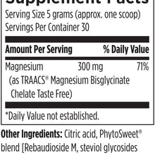 Magnesium Glycinate Powder, 5.3 Oz, by Designs For Health