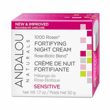 1000 Roses Fortifying Night Cream, Rose-Biotic Blend, by Andalou Naturals