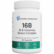 16B Vitamin B Stress Complex, 60 Capsules, by Systemic Formulas