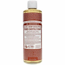 18-In-1 Hemp Pure Castile Soap, Eucalyptus, 16 Oz, by Dr. Bronner's Magic Soaps