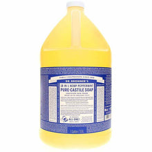 18-In-1 Hemp Pure Castile Soap, Peppermint, 1 Gallon, by Dr. Bronner's Magic Soaps