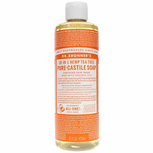 18-In-1 Hemp Pure Castile Soap, Tea Tree, 16 Oz, by Dr. Bronner's Magic Soaps