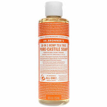 18-In-1 Hemp Pure Castile Soap, Tea Tree, 8 Oz, by Dr. Bronner's Magic Soaps