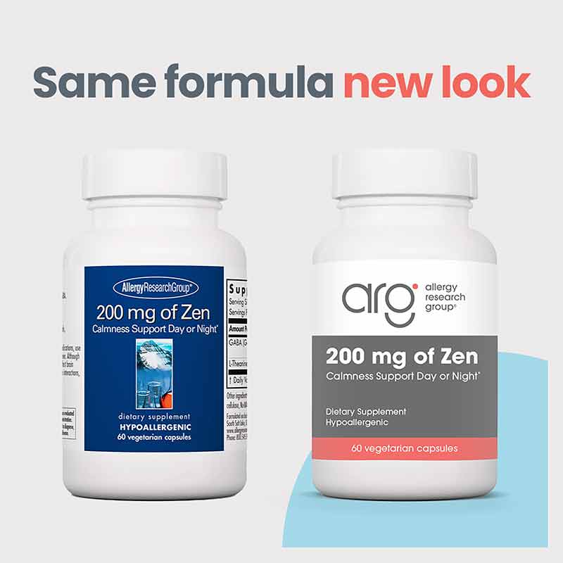 200 Mg of Zen, Allergy Research Group – Natural Healthy Concepts