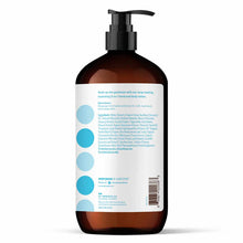Brown pump bottle with white label containing 2in1 lotion for hands and body.