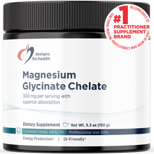 Magnesium Glycinate Powder, 5.3 Oz, by Designs For Health