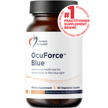 OcuForce Blue, 60 Veg Capsules, by Designs For Health