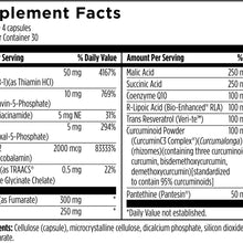 Mitochondrial NRG, 120 Veg Capsules, by Designs For Health