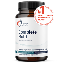DFH Complete Multi with Copper & Iron, 120 Veg Capsules, by Designs For Health