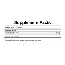 Acetyl-L-Carnitine, 60 Capsules, by NutriDyn