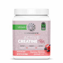 Active Creatine for Her Vegan, Raspberry Lemonade, 50 Servings, by Sunwarrior, image #2