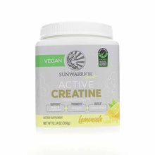 Active Creatine Monohydrate, Lemonade, 12.34 Oz, by Sunwarrior
