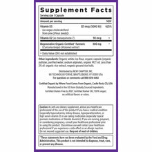 Advanced D3 & K2 + Turmeric, by New Chapter