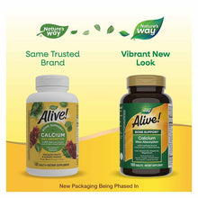 Alive Calcium Bone Formula, 180 Tablets, by Natures Way, image #2