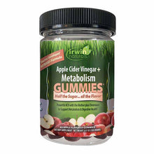Apple Cider Vinegar + Metabolism Gummies, Apple, 40 Gummies, by Irwin Naturals