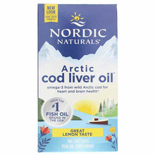 Arctic Cod Liver Oil Softgels, 180 Softgels, by Nordic Naturals