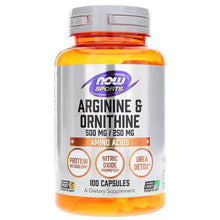Arginine & Ornithine, 100 Capsules, by NOW Foods