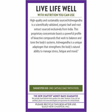 Ashwagandha Force, 60 Vegan Capsules, by New Chapter, image #3