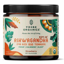 Ashwagandha KSM-66 Gummies for Kids & Teenagers, 60 Gummies, by Tribe Organics