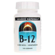 B-12 2,000 Mcg, by Source Naturals