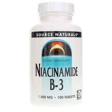 B-3 Niacinamide 1500 Mg, 100 Tablets, by Source Naturals