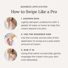 Bamboo Deodorant Applicator, by Little Seed Farm
