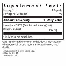 Berberine 500 Metabolic Balance, by Allergy Research Group, image #3