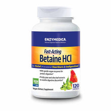Betaine HCl Fast-Acting, 120 Capsules, by Enzymedica