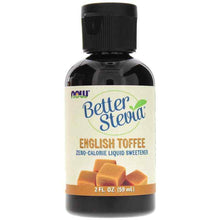 Better Stevia Liquid Sweetener, English Toffee, 2 Oz, by NOW Foods
