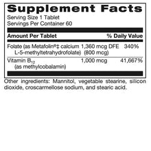 BioActive B12-Folate, by Neurobiologix, image #2