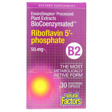 BioCoenzymated Riboflavin 5' Phosphate 50 Mg, by Natural Factors