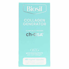 Collagen Generator, 60 Veg Capsules, by BioSil