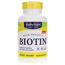 Biotin 5000 Mcg High Potency, by Healthy Origins