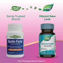 Biotin Forte with Zinc, by Natures Way