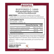 Buffered C-1000 with Citrus Bioflavonoids, by BioSpec, image #2