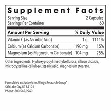 Buffered Vitamin C Capsules, by Allergy Research Group, image #3
