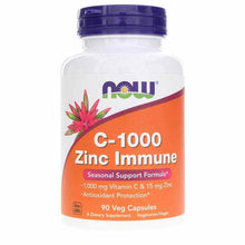 C-1000 Zinc Immune, 90 Veg Capsules, by NOW Foods