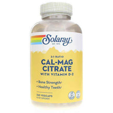 Cal-Mag Citrate 2:1 Ratio plus Vitamin D-2, by Solaray