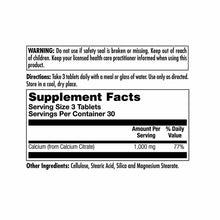 Calcium Citrate 1000, 180 Tablets, by Kal, image #2