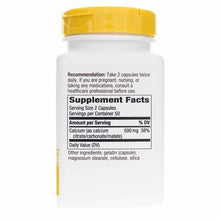 Calcium Citrate Complex, 100 Capsules, by Natures Way, image #2