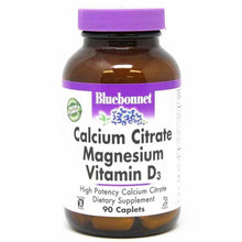 Calcium Citrate Magnesium Vitamin D3, 90 Caplets, by Bluebonnet
