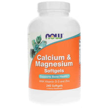 Calcium & Magnesium Softgels with Vitamin D3 & Zinc, by NOW Foods