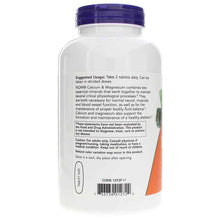 Calcium & Magnesium, 250 Tablets, by NOW Foods, image #3