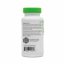 White cylindrical supplement bottle with green screw-on cap, labeled "Calm PRT by NeuroScience" with usage instructions and Q