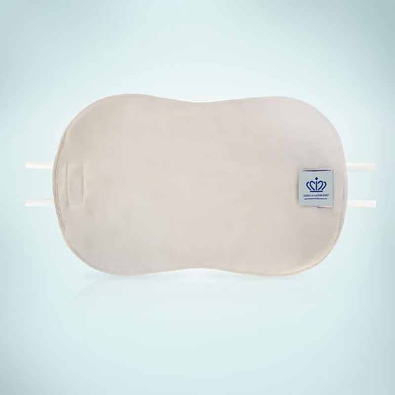 QUEEN OF THE THRONES Castor Oil Pack For Breast (Large) - Heatless, Less-Mess, Reusable - Organic Cotton Flannel, Comfort Fit, Soft Straps & Naturopathic Doctor Designed (Castor Oil Sold Separately