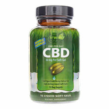CBD 30 Mg, 15 Liquid Softgels, by Irwin Naturals
