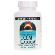 CCM Calcium 300 Mg, 60 Tablets, by Source Naturals