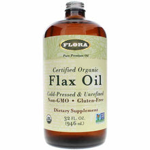 Certified Organic Flax Oil, 32 Oz, by Flora